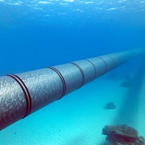 Pipeline offshore réchauffer par un revêtement de graphène chauffant Pipeline offshore réchauffer par un revêtement de graphène chauffant